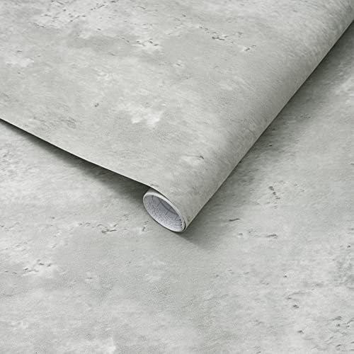 Arthome vinilo adhesivo muebles Gris Hormigón 40cmx310cm Papel Pintado Autoadhesivo Vinílica Contacto Papel Decorativa para Estudios, Oficinas, Tiendas, Bares, Gimnasios, Restaurantes Encimeras