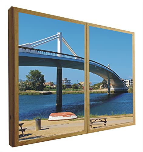 Finestre False Decorative Illuminato Ponte Lo Perno Deltebre
