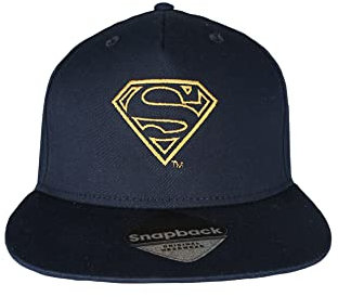 Cotton Soul DC Comics Superman Outline Snapback Cap, navy, Einheitsgröße