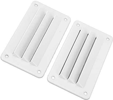 Rejilla de ventilación para vehículos recreativos 2 rejillas de ventilación para RV. Salida de ventilación profesional para baño y oficina Rejilla de rejilla para barco yate a