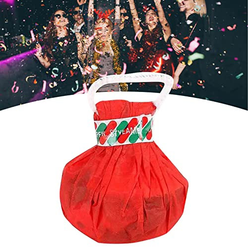 AMONIDA Papier-Knallbonbon, Breiter Sprühstrahl, 30 Streifen, Hübscher Farbiger Handwurf-Luftschlangen für die Bar (Flammhemmender Zugring, bunt)