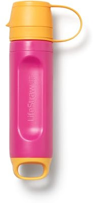 LifeStraw Peak Series - Solo Personal Water Filter - Persönlicher Strohhalm-Wasserfilter für Wandern, Camping, Reisen, Survival und Notfallvorsorge. Entfernt Bakterien, Parasiten und Mikroplastik