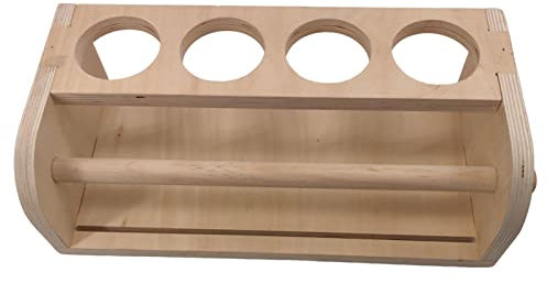 Quzente Zeichenpapierspender, Holztisch Papierrollenspender Halter Ständer Kunsthandwerk Staffelei Papierrollenspender Mit Stifthalter Für Kinder Malen