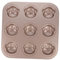 KICHOUSE Affenkuchenform - Brötchenformen Zum Backen Kuchenformen Zum Backen Wiederverwendbare Geriffelte Kuchenform Kuchenbackform