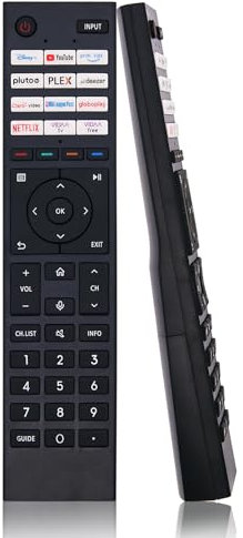 Universelle Toshiba TV-Ersatzfernbedienung für alle LED LCD Smart TVs. Toshiba-Fernbedienung ersetzt CT-8541, CT8541, 30101774, RC42150P mit 12 Shortcut-Tasten