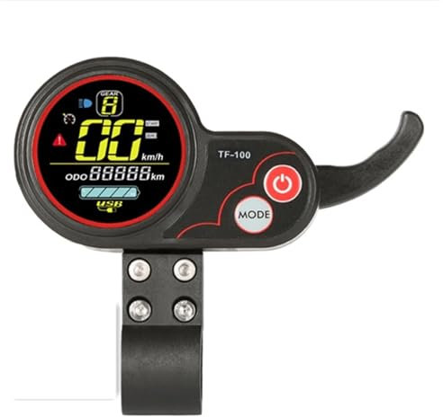Vuzmode 5 Pin 6 Pin Elektroroller TF-100 LCD Beschleunigungsinstrumentendisplay, for Kugoo, M4 Scooter Zubehör E-Scooter-Armaturenbrett-Bildschirm(TF-100 5Pin)