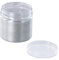 Silber Glitzerpulver, Schimmernder Glitzerpuder, Glitzer-Pulver zum Basteln, Silver Glitter Fine, 0.2mm Fine Glitzerpulver, Basteln Glitzerpuder, 100 g/3,53 oz Feiner Silberglitzer für Face Eye Nail