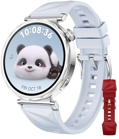 HUAWEI Watch GT 5 Azul+ EasyFit 3 Fluoroelastomer Strap (41mm) Roja