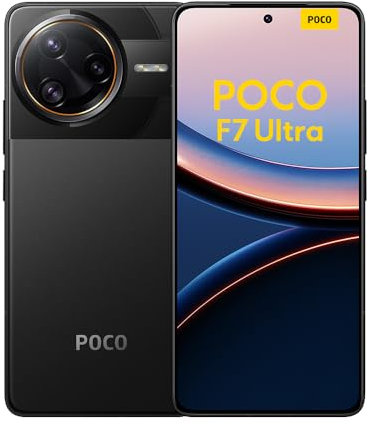 Xiaomi POCO F7 Ultra Smartphone, 12+256, Black, 5300mAh battery, 120W HyperCharge, HyperAI(No power adapter included)
