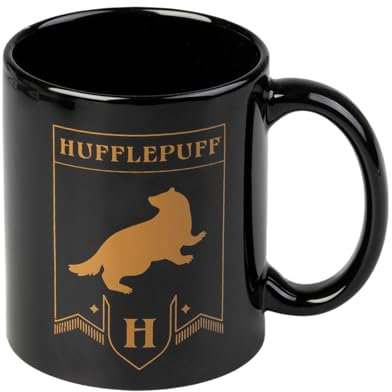 Grupo Erik Ceramic Mug Harry Potter Merchandise | 11.8 oz - 350 ml Coffee Mug Tea, Cool Mugs and Cups | Hufflepuff Gifts, Harry Potter Gifts Under 15 Pounds