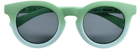 BÉABA, Gafas de Sol para Niño 2-4 Años, Protección 100% UV - CAT 3, Protección Lateral, Confort Óptimo, Patillas Ajustables 360°, Adaptables a la Vista, Colección Retro, Happy Rainbow Green