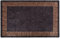 LLEZKBR Home & Garden, Dekor, Teppiche, waschbar, 160 x 230 cm, Schwarz und Gold, rutschfest