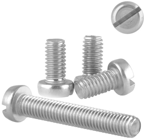 25 Stück Zylinderschrauben mit Schlitz M5x30 Edelstahl A2 Schlitzschrauben DIN 84 WIBTEC®