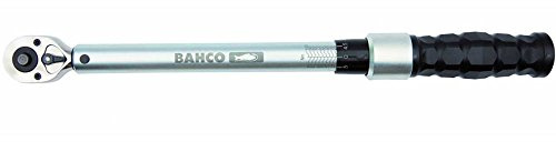 Bahco 7445-340 Clé dynamométrique mécanique 60-340 Nm avec échelle, Argent/noir, 1/2