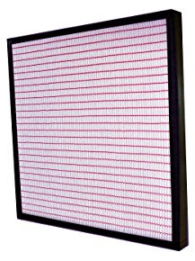 1 x Panelfilter 287 x 592, 96 mm in Kunststoffrahmen, Filterklasse F7
