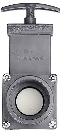 TuToy DN40 2 Zoll Upvc Epdm Edelstahl Abwasser Absperrschieber Industrie Pull Platte Mischventil 0,35 MPa