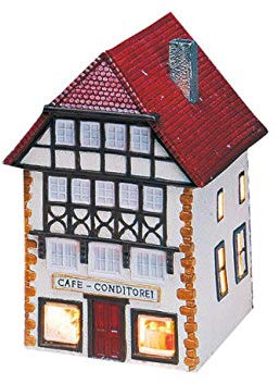 Wurm Windlicht Konditorei Osnabrück aus Porzellan, B15 x T12 x H19 cm