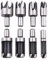 8PCS High Carbon Steel Drill Wood Plug Tenon Drill Bit Cutter 6mm/ 10mm/ 13mm/ 16mm Woodworking Tool Set