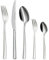 KHG Besteckset 60 tlg für 12 Personen, Edelstahl 18/0 Rostfrei & Langlebig Essbesteck für jeden Anlass 12x Gabel, 12x Messer, 12x Löffel,12x Teelöffel & 12x Kuchengabel Modell 760
