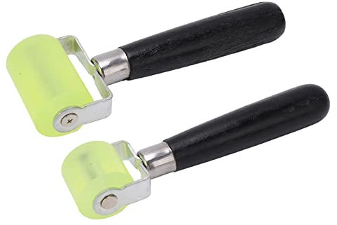 Rouleau A Enduire, Rouleau Enduit Outil Parfait, Roulette d'isolation phonique, roulette d'entraînement en bois portable pour voiture Autocollant De Bande D'étanchéité