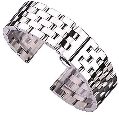 BEIGUA 2. 4mm. Cinturini compatibili con Suunto 9 7 Baro/Suunto D5 Sport Sport Polso HR/Braccialetti in Pelle di Nylon a Banda di Orologi Intelligenti BARO Correa in Metallo