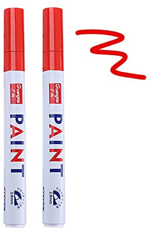 12 colores permanente impermeable para neumáticos de coche, marcador de pintura resistente al agua, lápiz de pintura a base de aceite para neumáticos de coche, piedra de madera, papel de metal