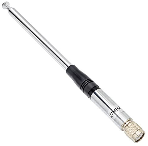 TWAYRDIO Telescopic CB Radio Antenna for President Randy FCC Handheld CB Radio, 27MHz 51inches Replacement Retractable Antenna with TNC Connector Compatible with President Randy II and Randy III