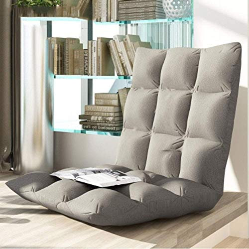 Schienale Imbottito per Sedia da Terra, Poltrona reclinabile Pieghevole, Sedia per Divano con Seduta a Pavimento per Guardare la TV, Meditare o Giocare (Color : D)