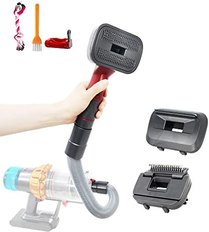IZSOHHOME aspirateur de remplacement compatible avec DYS V7 V8 V10 V11 V15 brosse pour chien et chat pour l'épilation et le peignage avec trois têtes de rechange