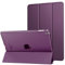 MoKo Funda Compatible con 2018/2017 iPad 9.7 6th/5th Gen, Ultra Delgado Función de Soporte Protectora Plegable Cubierta Inteligente Trasera Transparente, Púrpura Denso