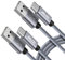 JALIXI USB C Cable 1.8m/6ft, USB to USB C Charger Cable Fast Charging Nylon for Pixel 9 9a 9 Pro, 8 8a, 7 7a, 6 6a, for iPad 10th Generation, Grey