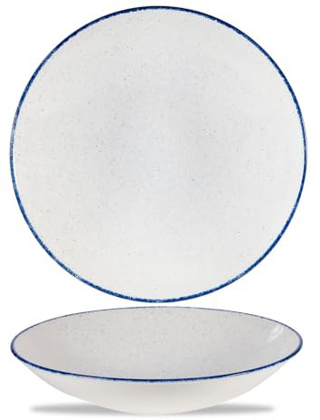Churchill Super Vitrified Stonecast Indigo Coupe Buffet Schale Tief