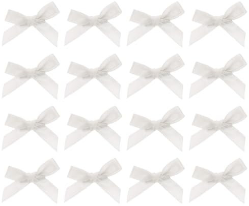 UENXRXE 16 pezzi Mollette capelli bambina,Mollette capelli neonata,Accessori capelli bambina,Mollette per Capelli Bambina Fermagli Capelli Clip,Fermaglio per capelli mini fiocco da 3 cm（Bianco）