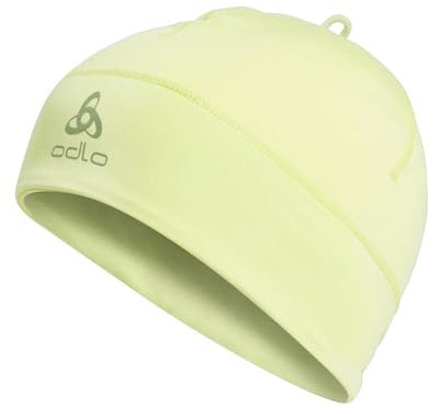 Odlo Unisex Mütze Herren Damen Polyknit Warm Sportmütze I Beanie I Wintermütze Winter Accessory Set, Shadow Lime