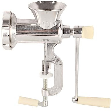 Meat Grinder, Manual Stainless Steel Food Grinder Meat Mincer Sausage Maker Food Grinding Machine for Kitchen