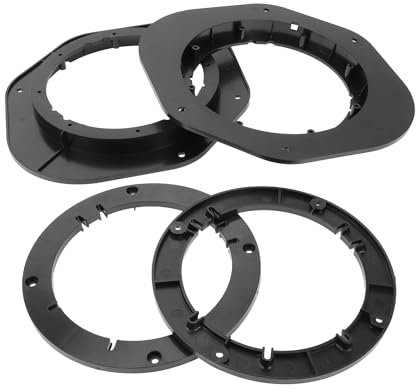 INFINAUTO Speaker Spacer Ring Tweeter Speaker Spacer Adaptor for 6x9 to 6.5 for Ford Escape 2013-2021 ABS Black Waterproof