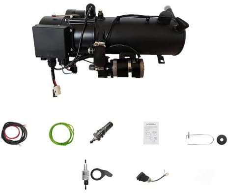 ZCBYBT 10KW Wasserheizung Parken Heizung Wasser Zyklus Auto Diesel Motor Vorwärmer für Pickup-Trucks, kleine Kräne,24v