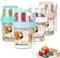 SinLaw Portátil Taza de Cereales 310+560 ml, Diseño de doble sello,2 en 1 Vasos yogurtera,Puede ser reutilizado,Vaso Cereales para Llevar (4PCS（310ml+560ml)