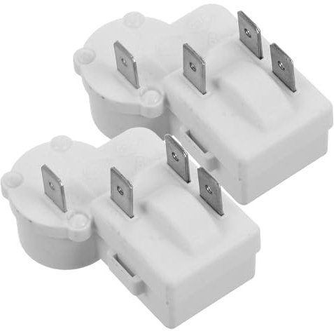 KOCKSHION 4-pin Refrigerator Compressor Overload Protector and Starter Relay Kit Universal for Fridge Freezer Compressor Protection