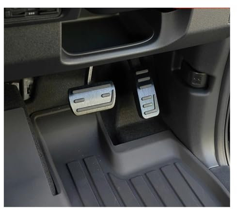 Pedalbelag Auto Aluminiumlegierung Gaspedal Bremse Rest Fußpedal Für WR-V Für DG5 Für Serie 2024 Bremse Kupplungspedalauflage(Black)