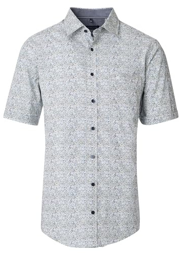 CASAMODA Freizeithemd Kurzarm Print Comfort Fit