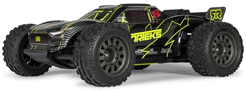 ARRMA VORTEKS 223S DSC 1:10 Brushless 2WD Stadium Truck RTR – Spektrum ESC & SLT2 Steuerung, 3660 4000 KV Motor, bis 80 km/h, 2S/3S LiPo, Gelb