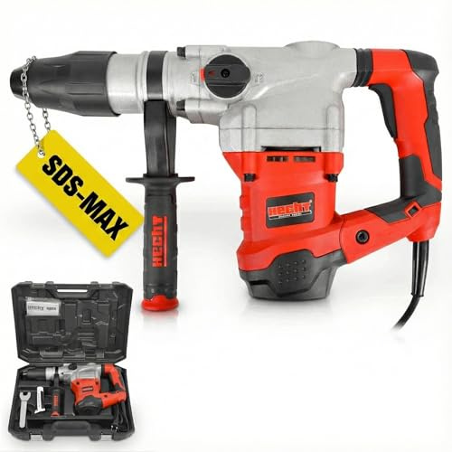 HECHT Bohrhammer SDS-Max 1600 W 9 J mit Meißelfunktion