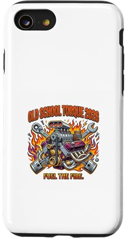 Hülle für iPhone SE (2020) / 7/8 Design der Torque-Motorleistung der Alten Schule