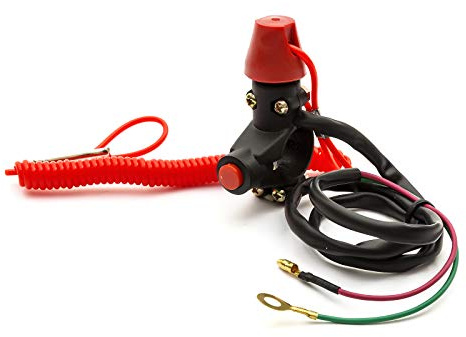 Teather Cut Off Cut Out Engine Kill Switch Lanyard Quad Buggy Mini Moto Pit Bike
