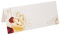 P&D Platzkarten Tischkarten Namenskarten 25 Stück weiß rot- Herzen Ringe Rosen Platzhalter Hochzeit