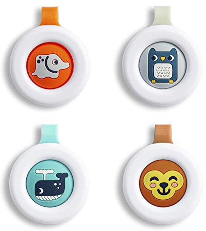 nomo MOSQUITO Anti Mücken Clip • Rein pflanzlicher Mückenschutz für Baby & Kinder • Insektenschutz Clip gegen Mücken, Moskito & Insekten • 30 Tage Wirkung • BPA-frei & ohne DEET