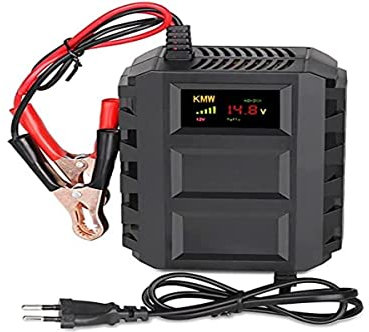 Chargeur de Batterie pour Moto Voiture 12V 20A,Mainteneur de Batterie Intelligent avec Technologie de réparation par Impulsion,ECRAN LCD, Tension 110~240V,capacite 10AH-250AH
