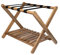 Penguin Home Koffer aus hochwertigem Mango-Naturholz-Finish, zusammenklappbar mit einfacher Montage, 2-stöckiger Koffer-Rack-Größe L67 x B47 x H50 cm