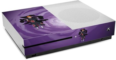 DeinDesign Autocollant Compatible avec Microsoft Xbox One S Sticker Film Autocollant Pain Naruto Shippuden Akatsuki